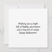 Une nuit d'Halloween à la carte du dentiste (Dos)