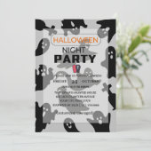 Une nuit Éffrayante avec des fantômes - Invitation (Debout devant)