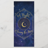 Une Nuit Parmi Les Stars Celestial Skies Menu (Dos)