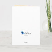 Une nuit silencieuse Ange de Noël carte de voeux m (Dos)