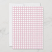 Une oie sotte 1er anniversaire Invitation de fête (Dos)