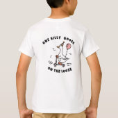 Une oie sotte sur le T-shirt Loose Funny (Dos)