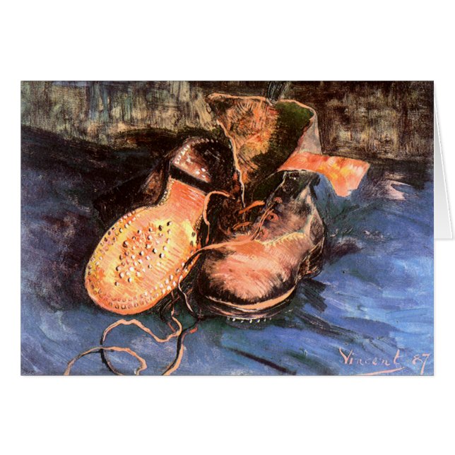 Une paire de chaussures, Vincent van Gogh (Devant horizontal)