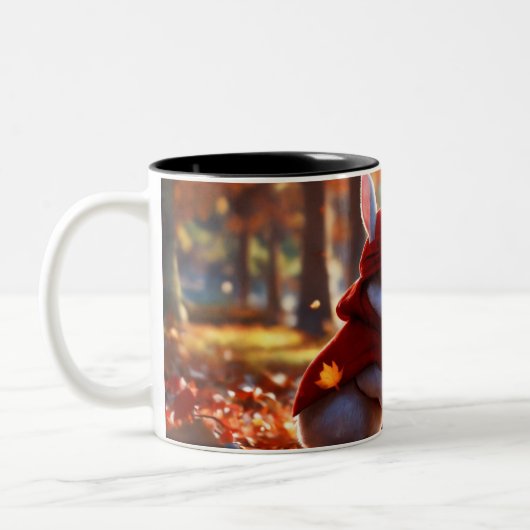 Une paire de mignons petits lapins classique mug (Gauche)