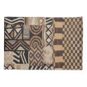 une paire de taies d'oreillers terrestres et triba (Dos-gauche)