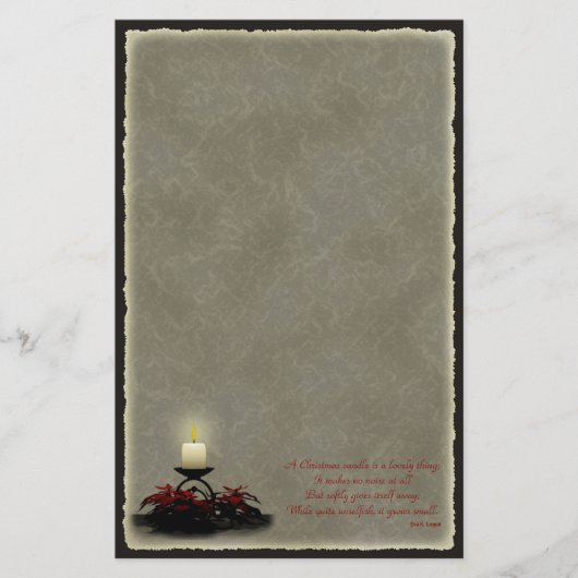 Une papeterie de bougie de Noël (Devant)