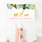 Une partie sauvage d'animaux de jungle de bannière (En situation)