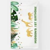 Une partie sauvage d'animaux de jungle de bannière (Vertical)