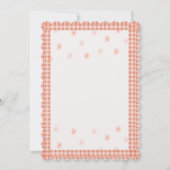 Une Pêche Douce | Invitation à l'anniversaire (Dos)