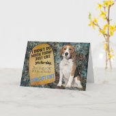 Une pensée hilarante de votre carte d'anniversaire (Fleur jaune)