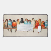 Une perche d'oiseaux, 1880 par Hector Giacomelli (Clavier et souris)