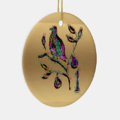 Une perdrix dans une décoration d'or de poirier (Droite)