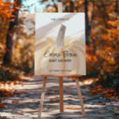 Une petite Affiche de bienvenue Citrouille Baby sh