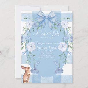 Une petite baby cozy arrive Invitation pour la dou