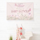 Une Petite Bannière De Baby shower Fleur sauvage E (Insitu)