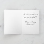 Une petite carte d'anniversaire de birdie (Intérieur)