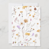 Une petite carte de bingo pour bébé Baby shower mi (Dos)