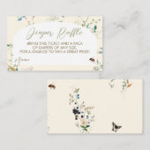 Une petite carte de boîtier Fleur sauvage (Devant / Derrière)