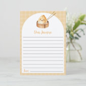 Une petite carte de capsule temporelle de note d'a (Debout devant)