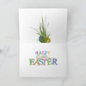 Une petite carte de Pâques criquée (Intérieur)