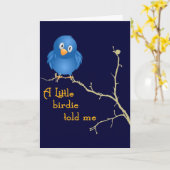 Une petite carte de voeux de Momism de birdie (Fleur jaune)