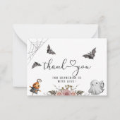 Une petite carte de vœux Halloween Boo (Devant)