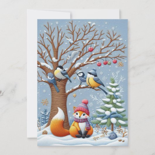 UNE PETITE CARTE D'HIVER TOAST-CHARMANTE (Dos)