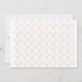 Une petite carte d'invitation d'anniversaire Citro (Dos)