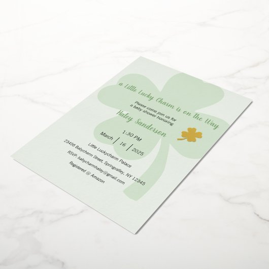 Une petite chance arrive Invitation (Rotation)