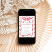 Une petite chérie est en route Invitation