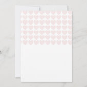 Une petite chérie est sur la voie Invitation (Dos)