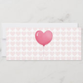 Une petite chérie est sur la voie Invitation (Dos)