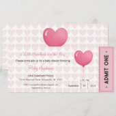 Une petite chérie est sur la voie Invitation (Devant / Derrière)