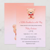 Une petite chérie est sur la voie Invitation (Devant / Derrière)