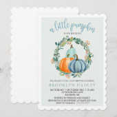 Une petite citrouille est en route Invitation de d (Devant / Derrière)