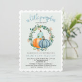 Une petite citrouille est en route Invitation de d (Debout devant)