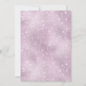 Une Petite Citrouille Invitation Baby shower fille (Dos)