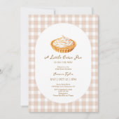 Une Petite Cutie En vichy Baby shower Invitation (Devant)