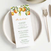 Une Petite Cutie Est En Chemin Menu Baby shower