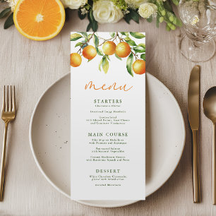 Une Petite Cutie Est En Chemin Menu Baby shower