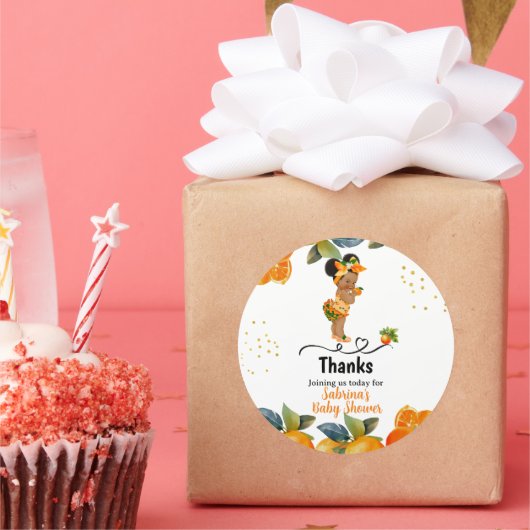 Une petite Cutie est sur son chemin Stickers Baby  (Fête)