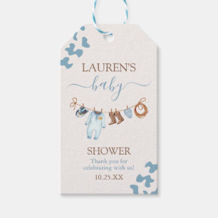 Une petite étiquette de cadeau pour garçon Baby Sh