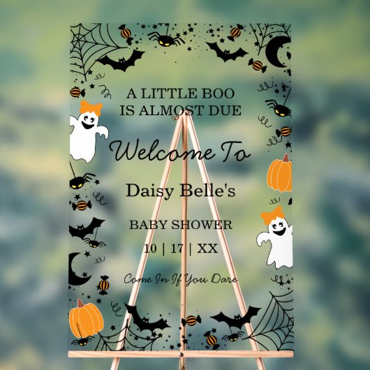 Une petite fantôme est presque arrivée Fête de béb (Neutre)