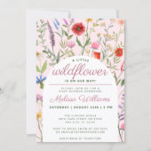 Une Petite Fleur sauvage Invitation Baby shower fi (Devant)