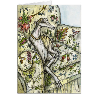 Une petite illustration Devenante d'art de whippet