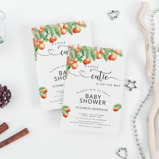 Une petite invitation au baby shower