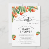 Une petite invitation au baby shower (Devant)