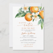 Une petite invitation au Baby shower Cutie (Devant)