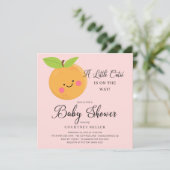Une petite invitation au Baby shower Cutie (Debout devant)