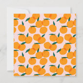 Une petite invitation au Baby shower Cutie (Dos)